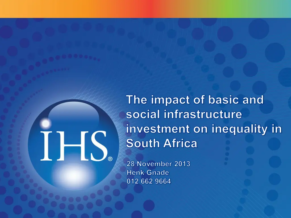 the impact of basic and social infrastructure n.w