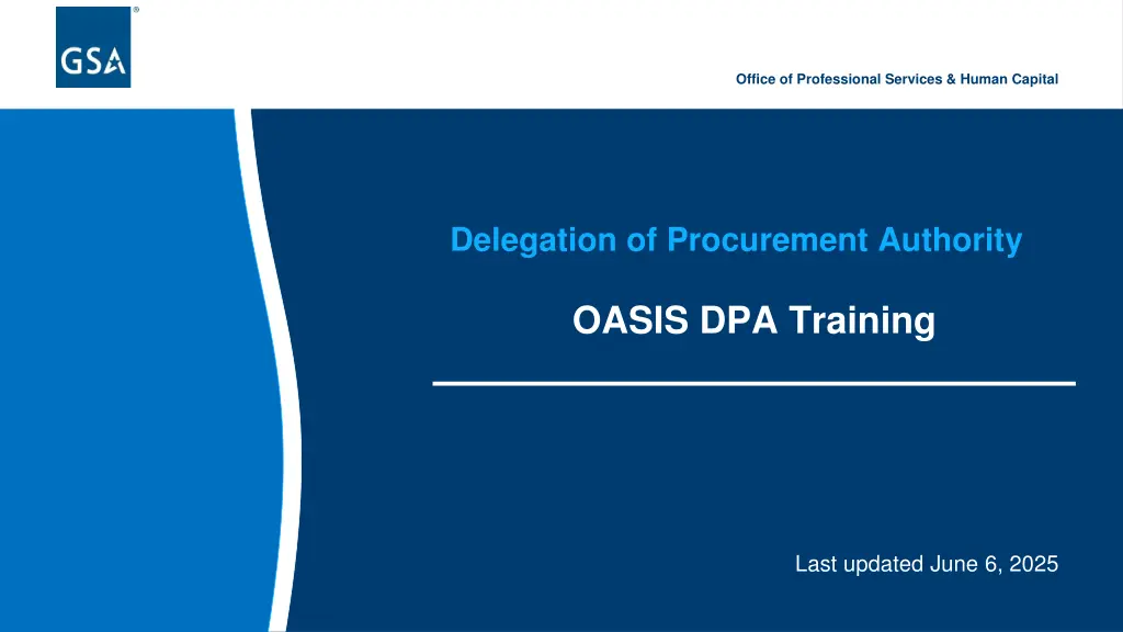 office of professional services human capital n.w