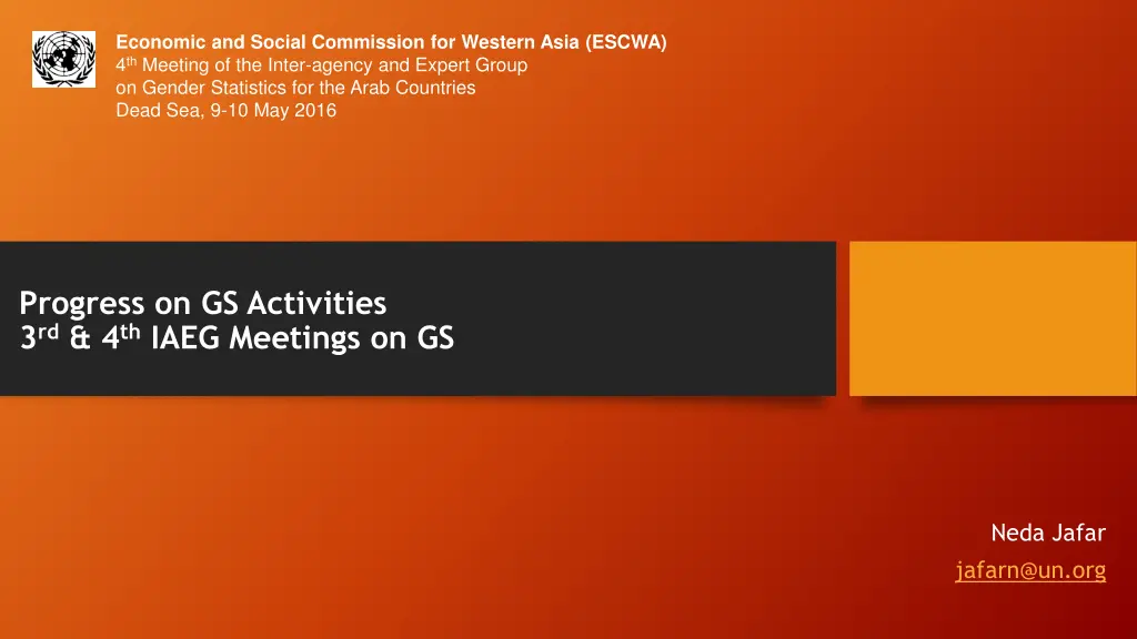 economic and social commission for western asia n.w