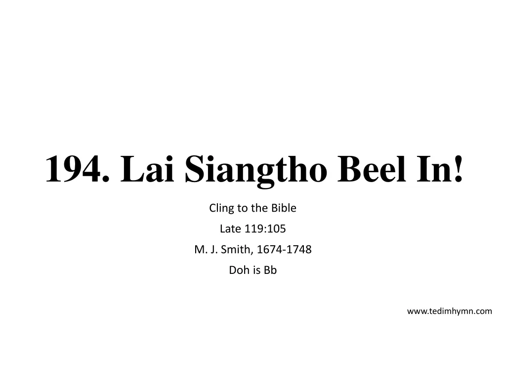 194 lai siangtho beel in n.w