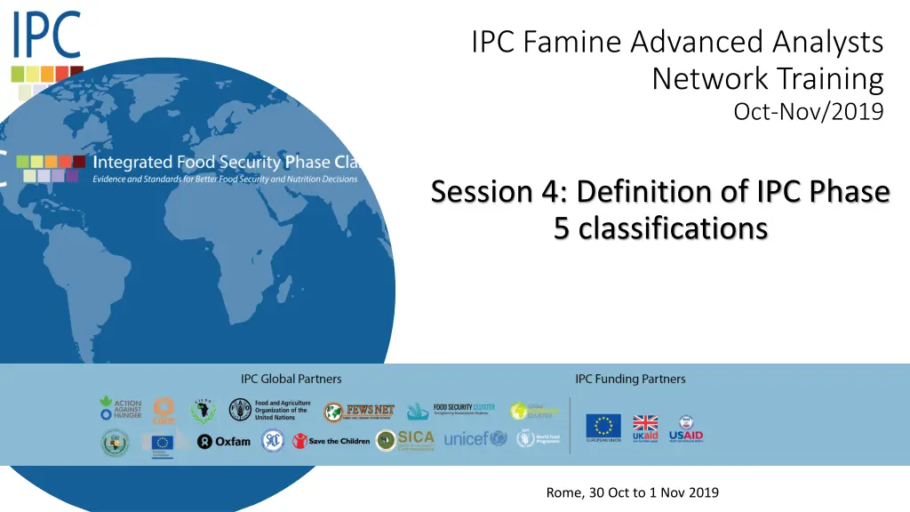 ipc famine advanced analysts network training n.w