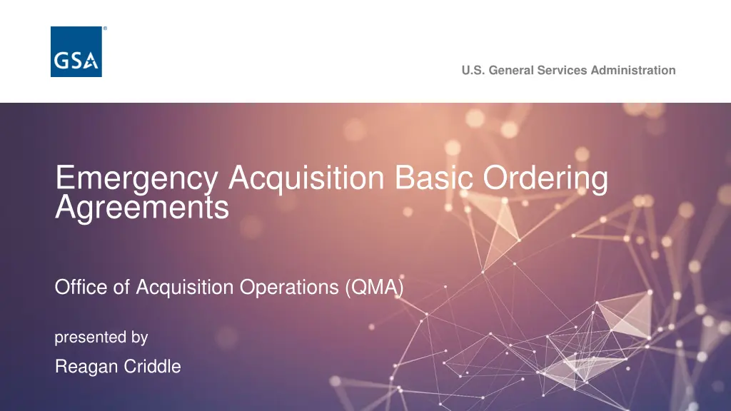 u s general services administration n.w