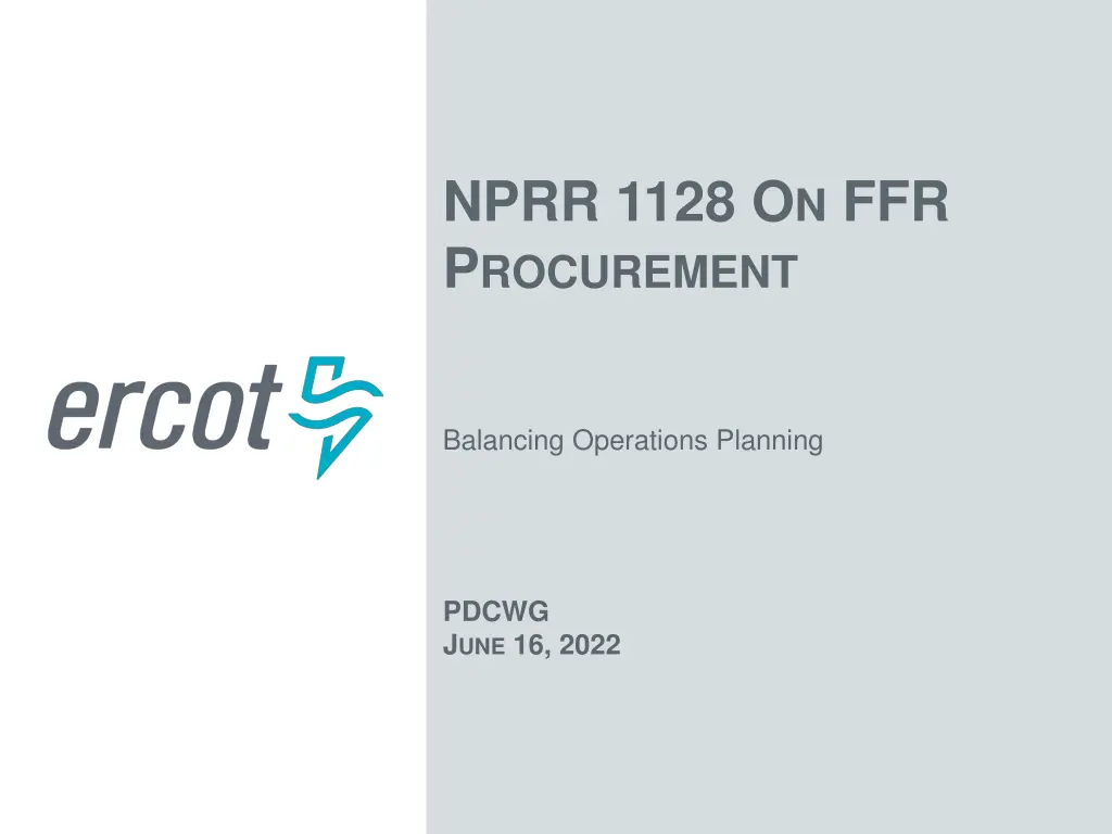 nprr 1128 o n ffr p rocurement n.w
