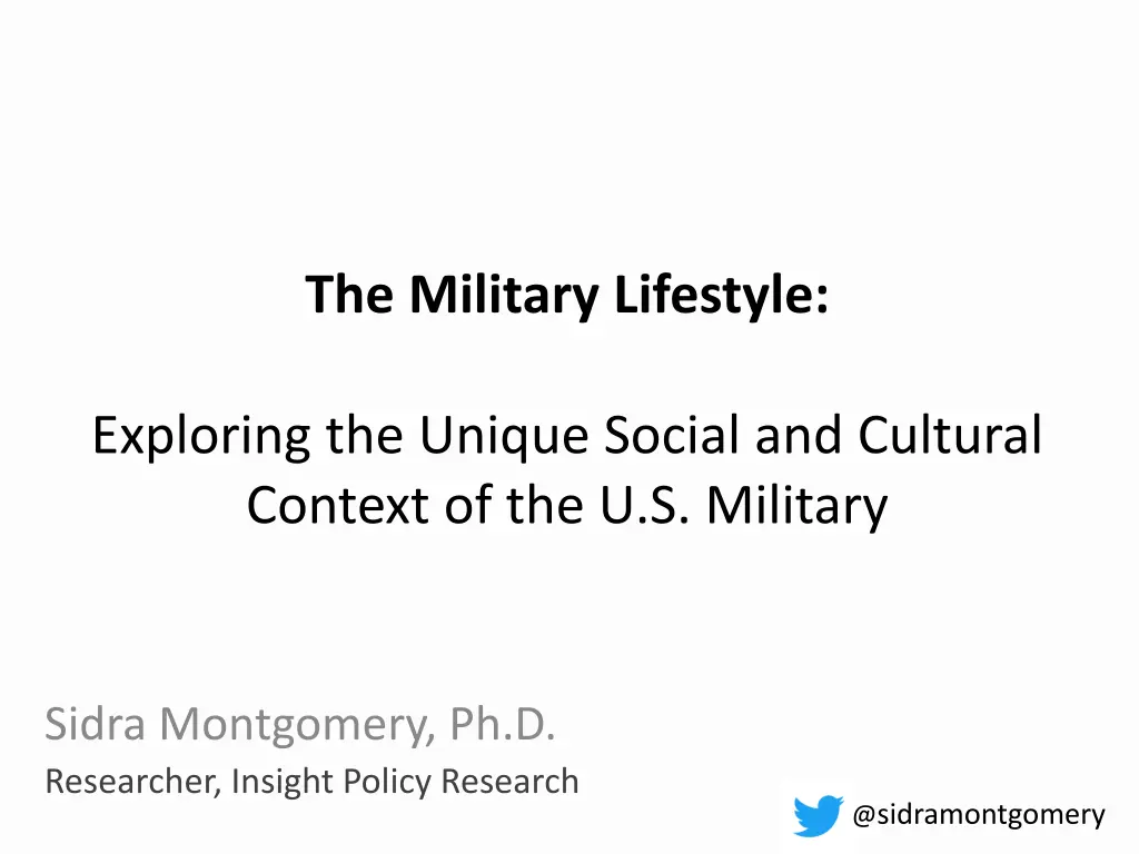 the military lifestyle n.w