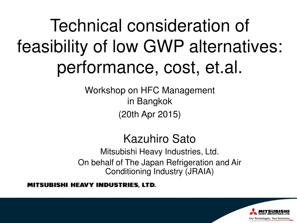 technical consideration of feasibility n.w