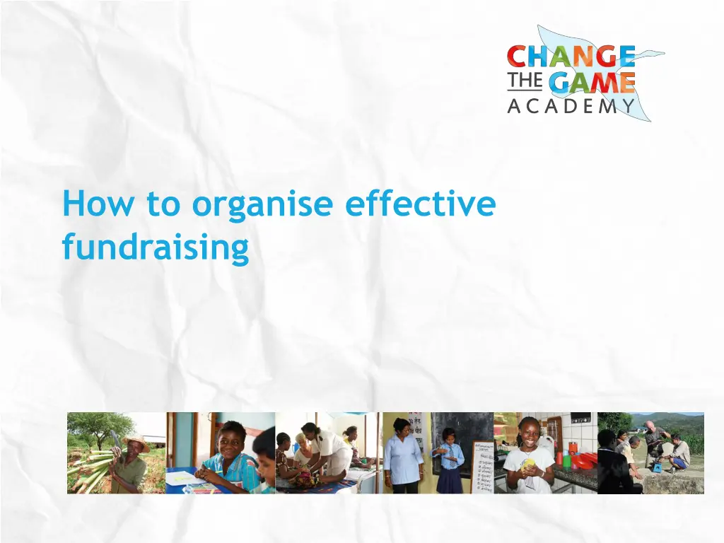 how to organise effective fundraising n.w