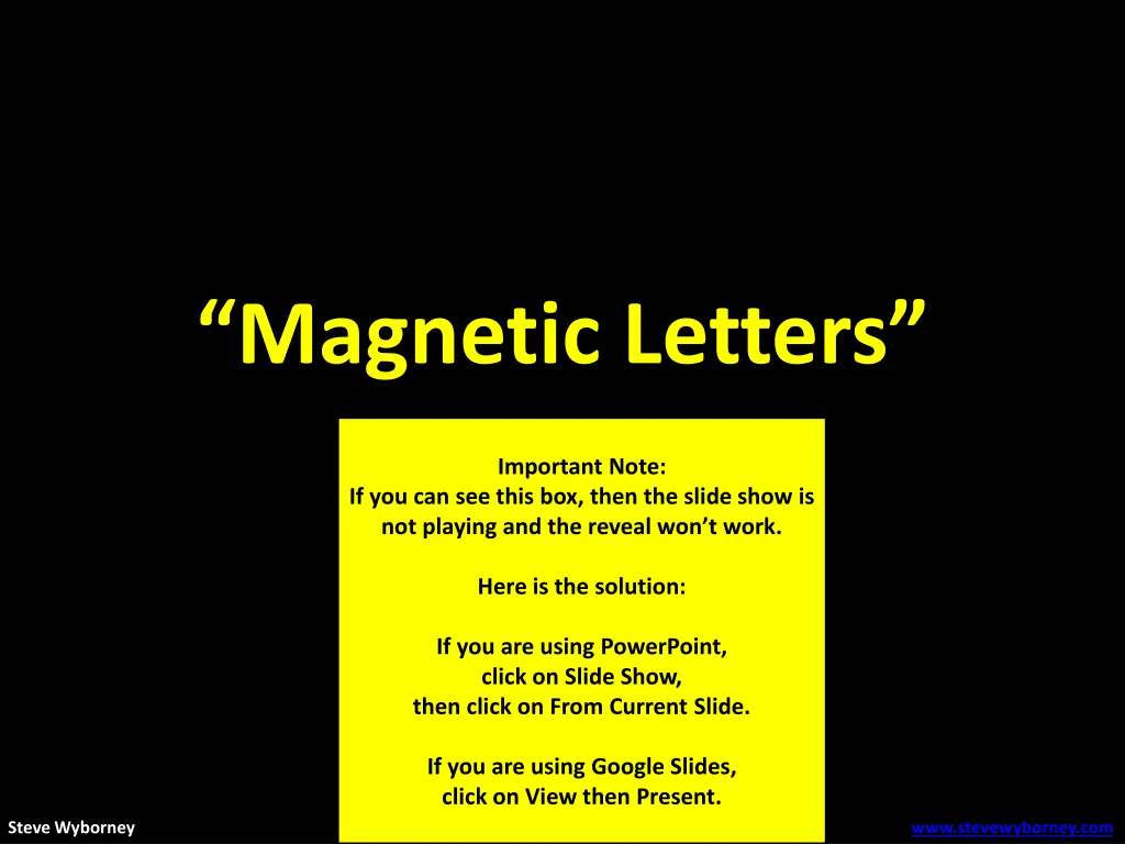 magnetic letters n.w