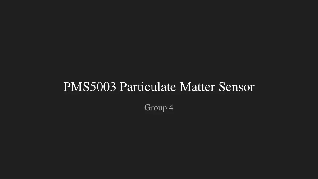 pms5003 particulate matter sensor n.w
