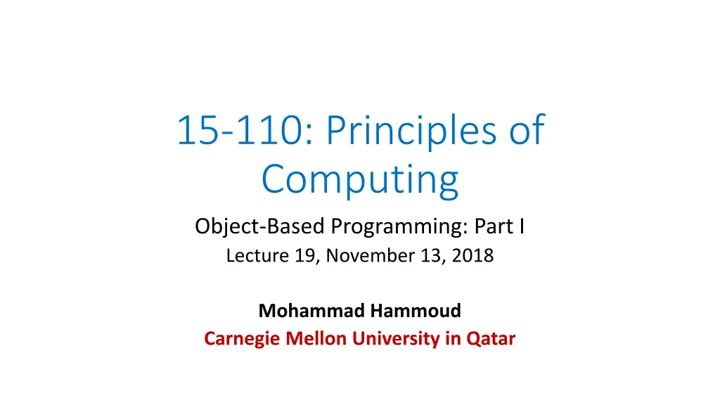 15 110 principles of computing object based n.w