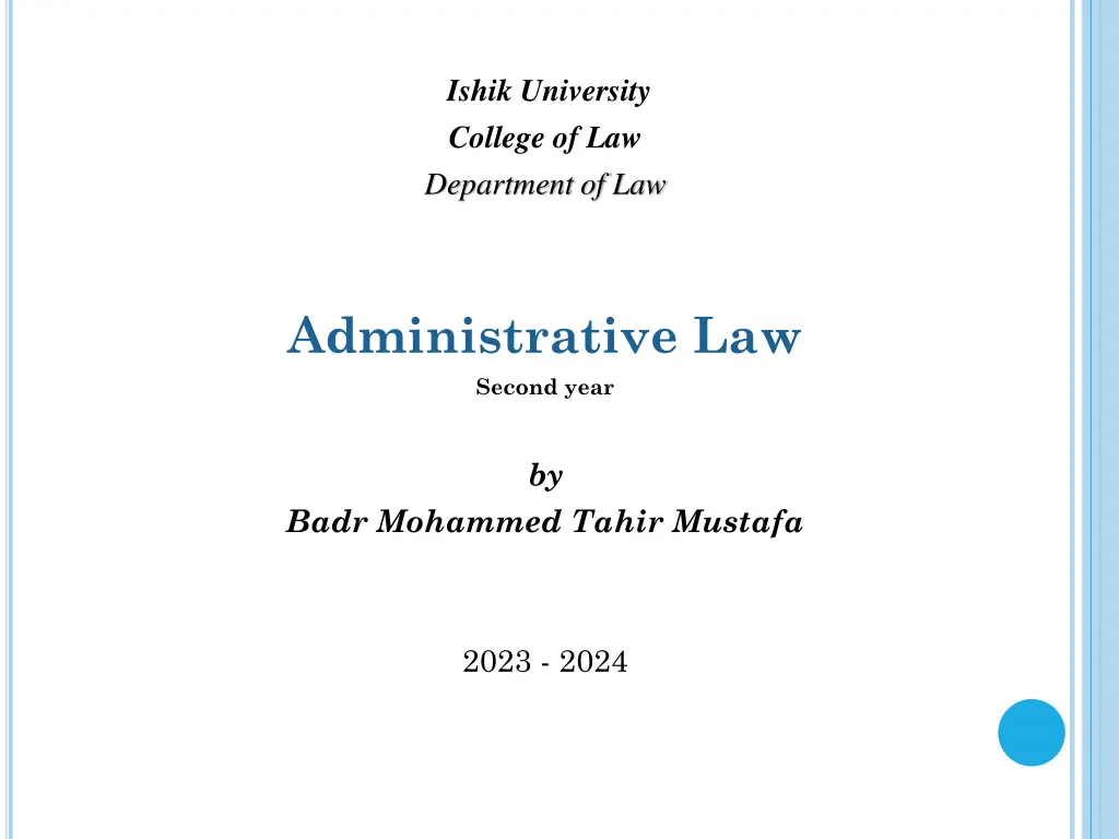 ishik university college of law department of law n.w