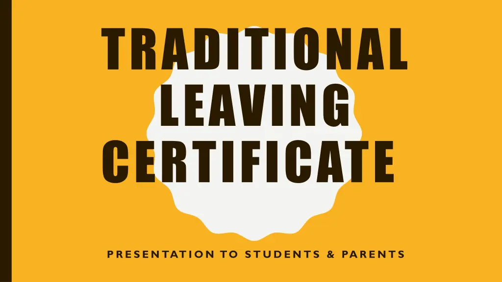 traditional leaving certificate n.w