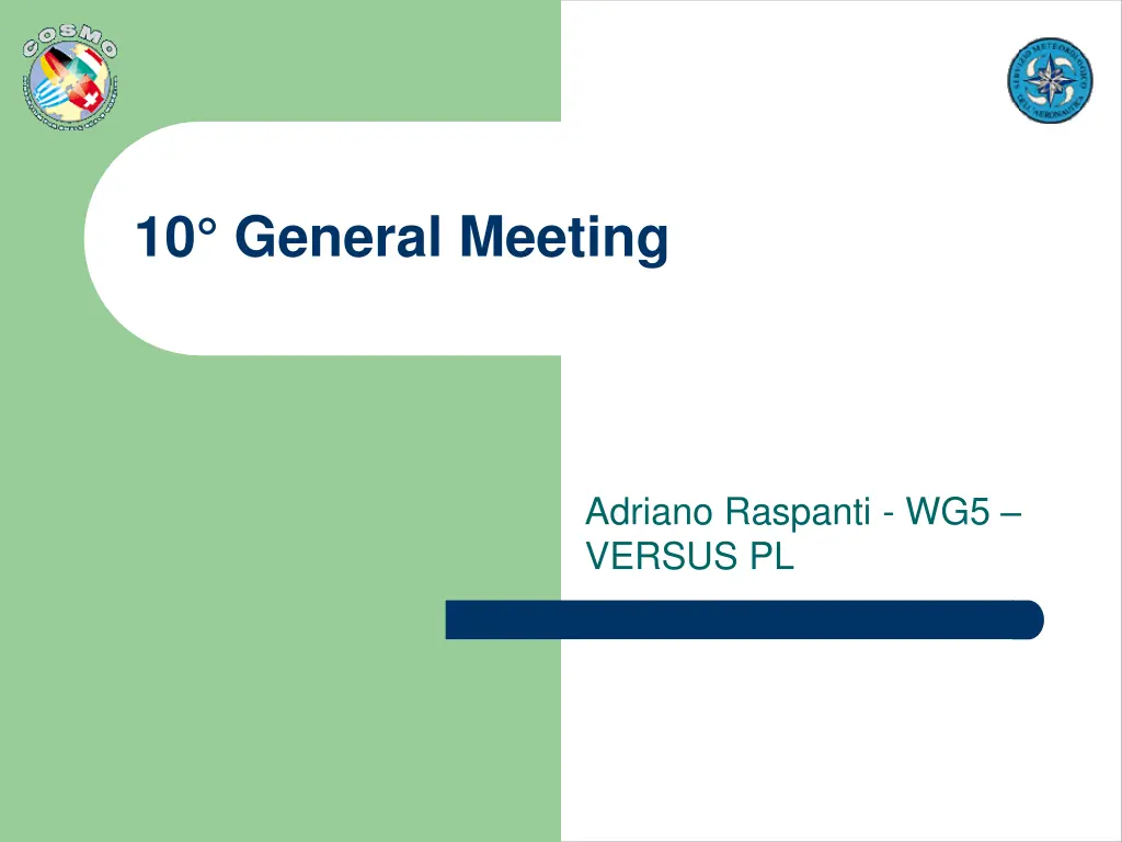 10 general meeting n.w