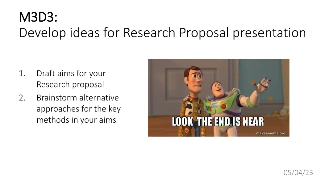 m3d3 m3d3 develop ideas for research proposal n.w