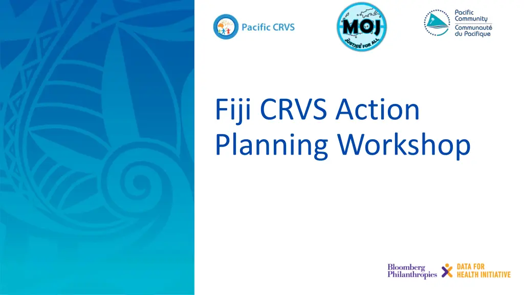 fiji crvs action planning workshop n.w