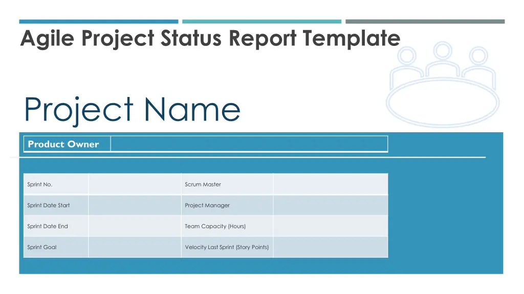 agile project status report template n.w