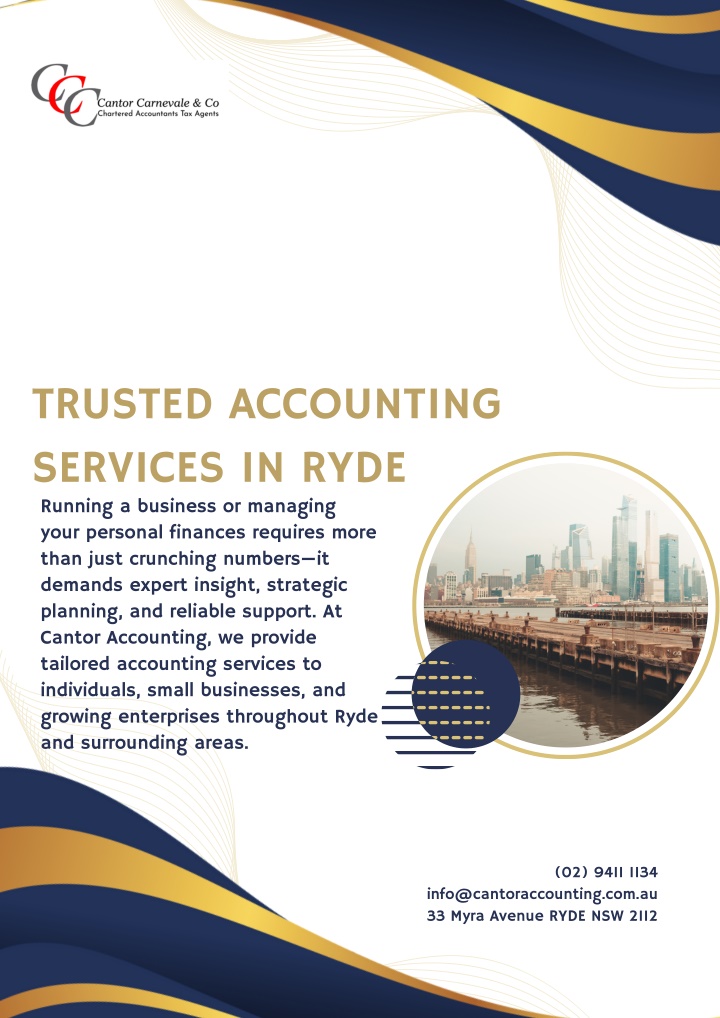 trusted accounting services in ryde running n.w