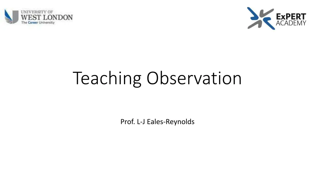 teaching observation n.w
