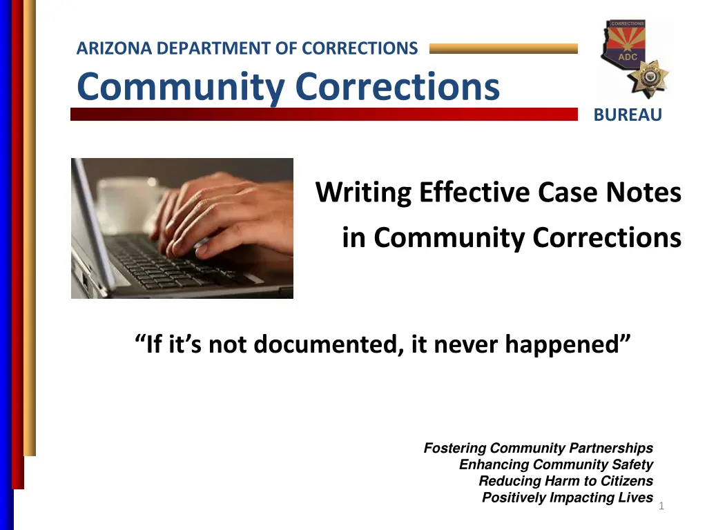 arizona department of corrections community n.w