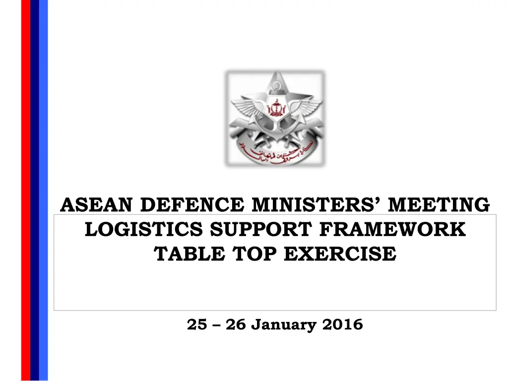 asean defence ministers meeting logistics support n.w