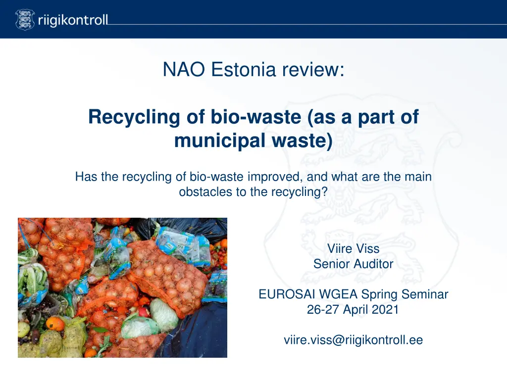 nao estonia review n.w