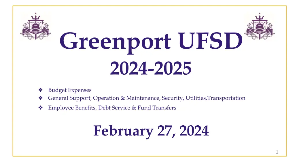 greenport ufsd 2024 2025 n.w