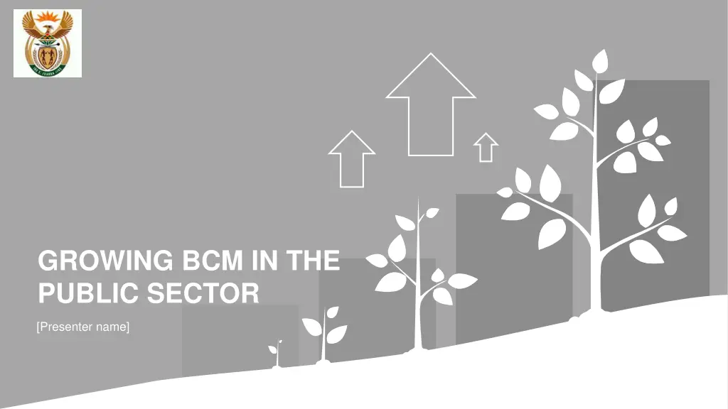 growing bcm in the public sector n.w