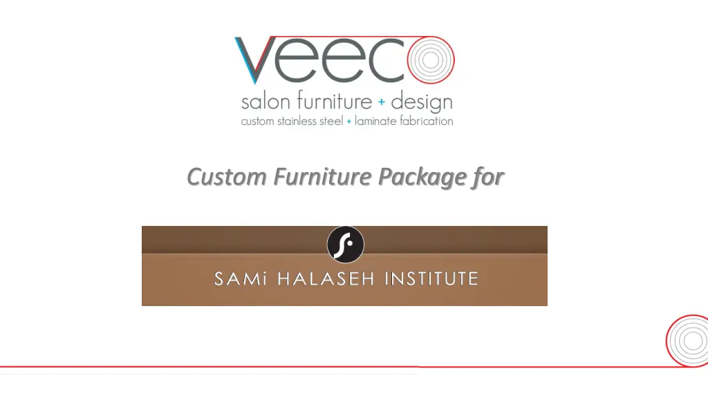 custom furniture package for n.w