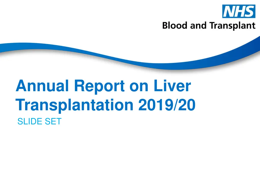 annual report on liver transplantation 2019 n.w