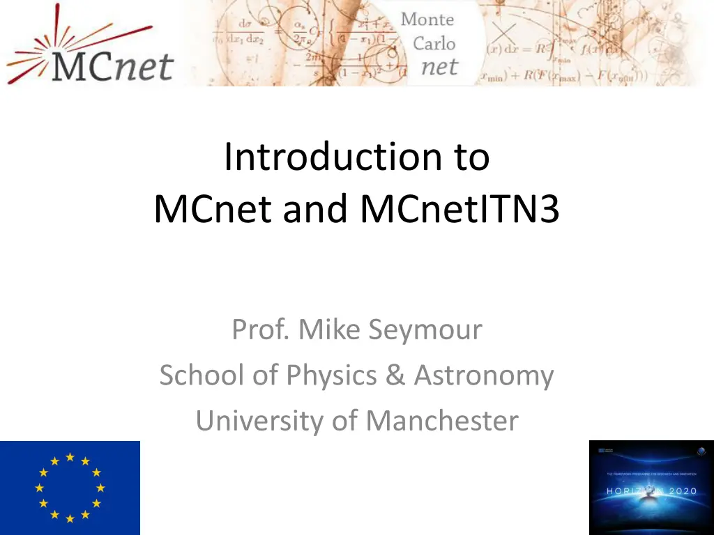 introduction to mcnet and mcnetitn3 n.w