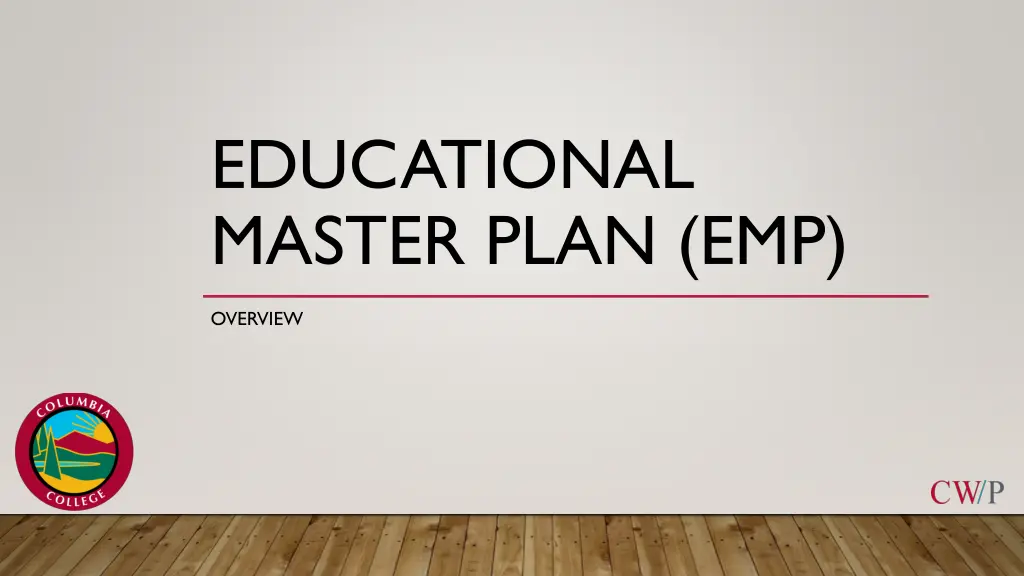 educational master plan emp n.w