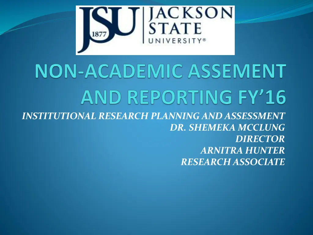 institutional research planning and assessment n.w
