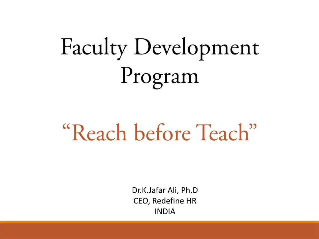 dr k jafar ali ph d ceo redefine hr india n.w
