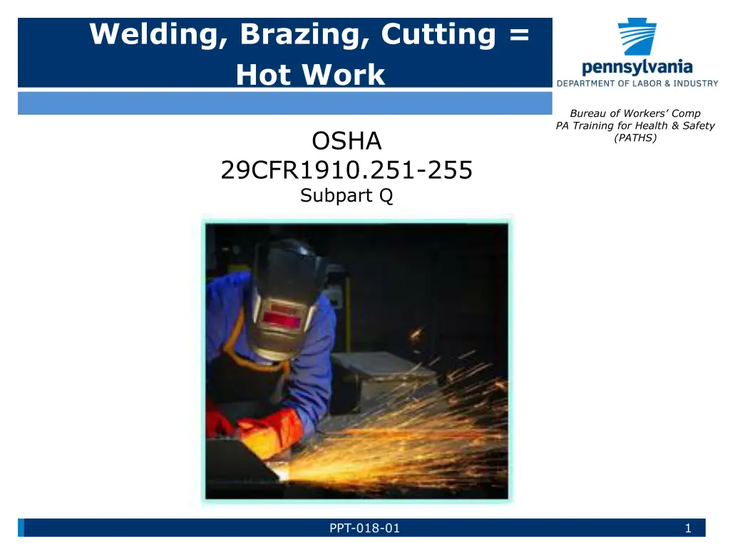 welding brazing cutting hot work n.w