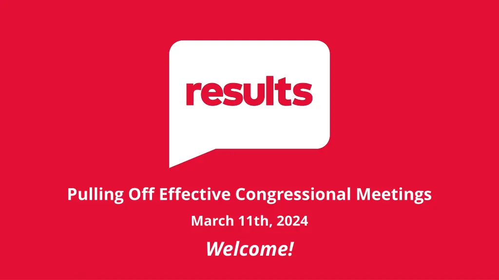 pulling off effective congressional meetings n.w