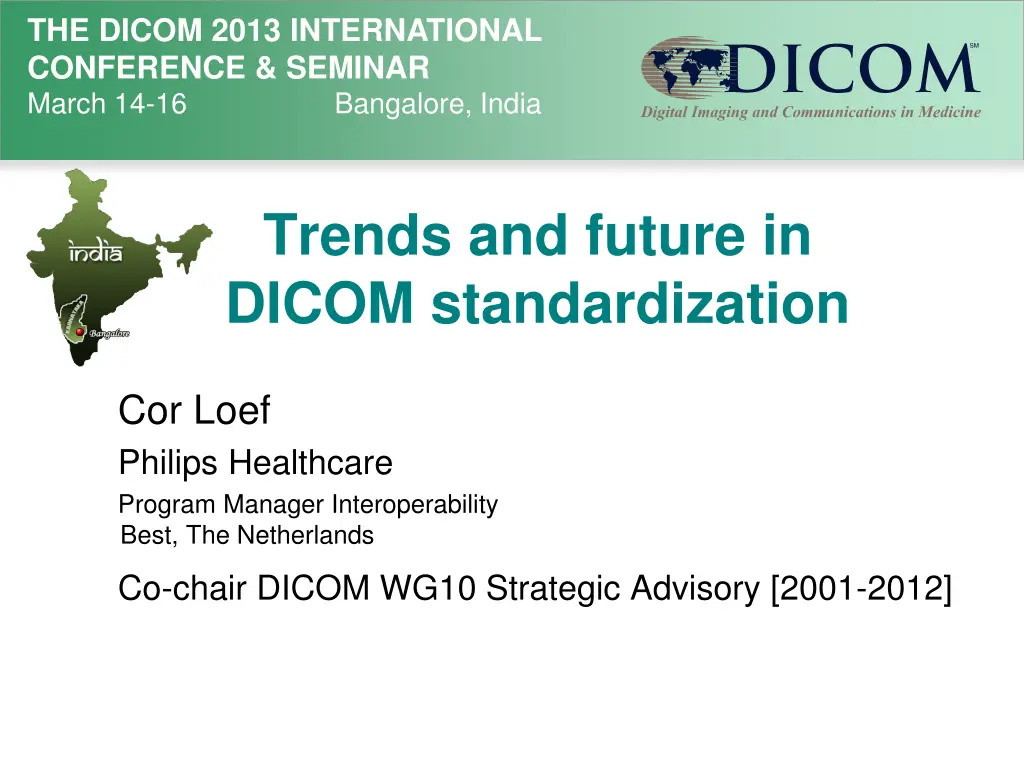 the dicom 2013 international conference seminar n.w