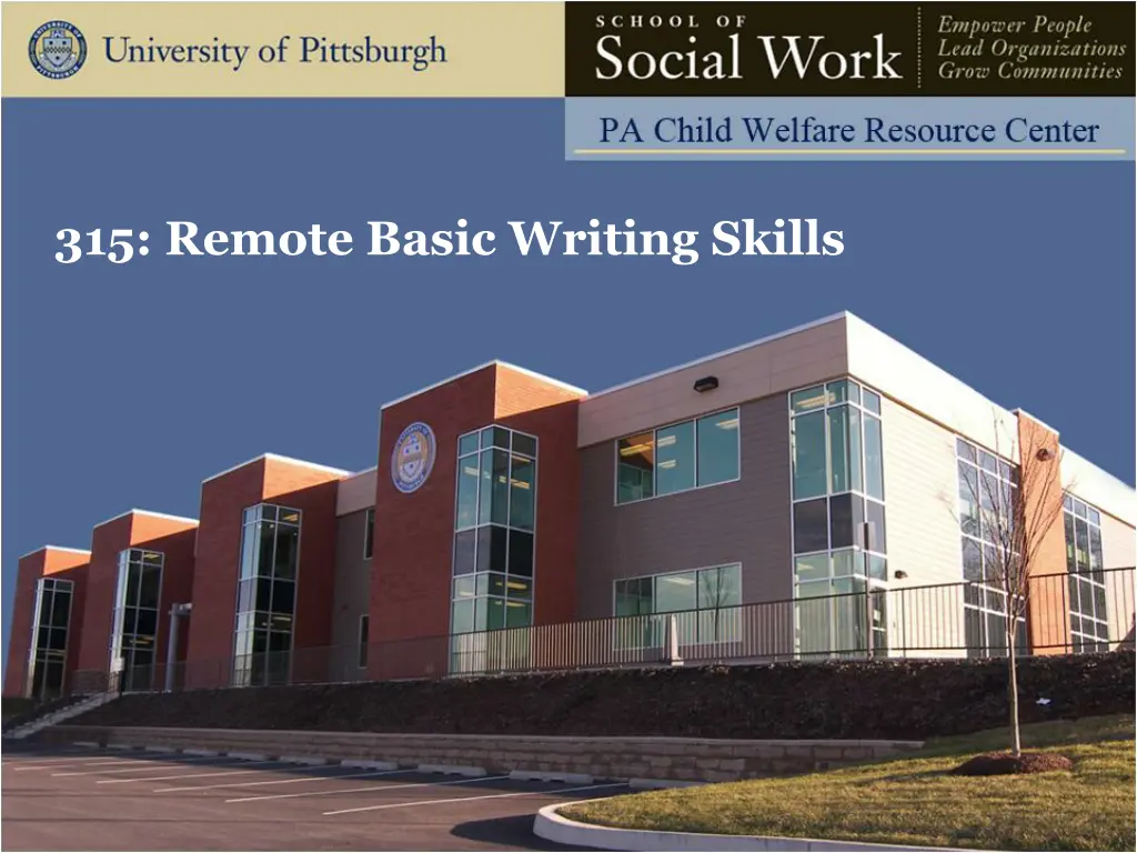 315 remote basic writing skills n.w