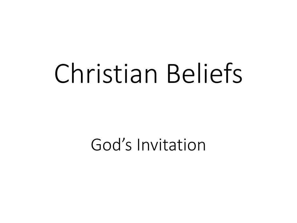 christian beliefs n.w