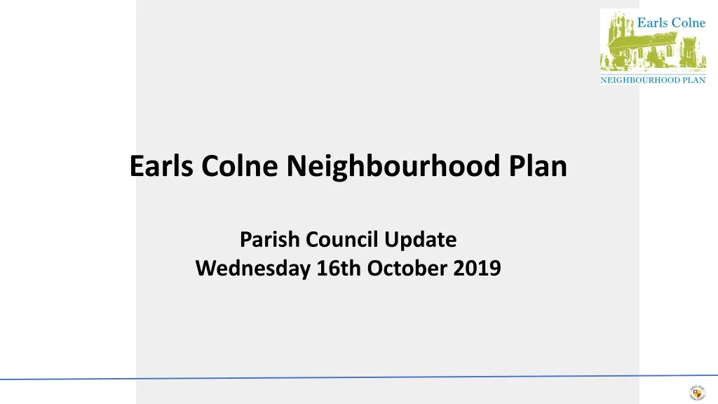 earls colne neighbourhood plan n.w