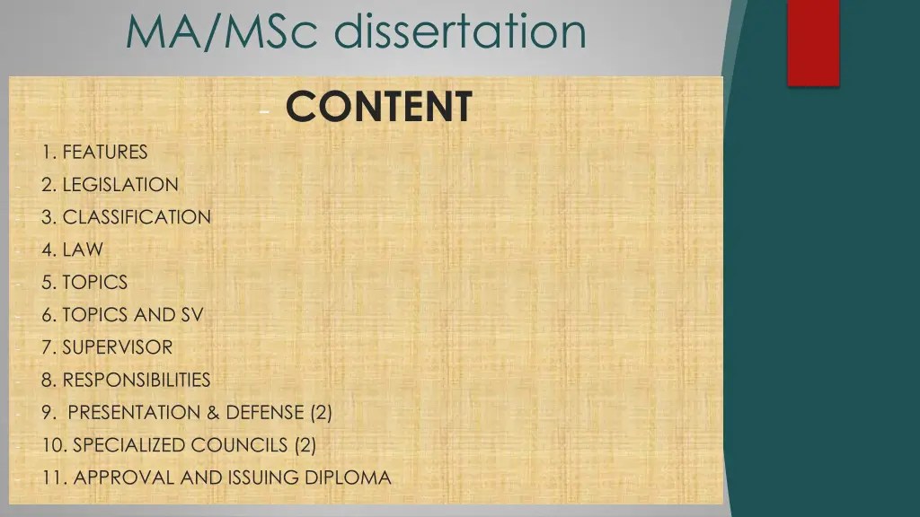 ma msc dissertation n.w