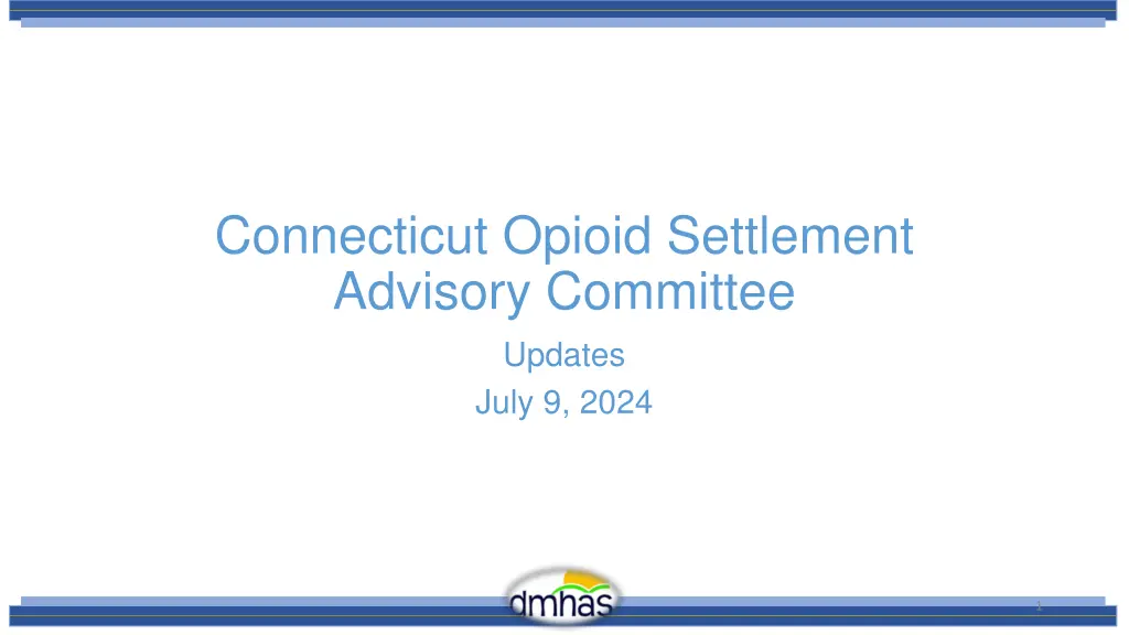 connecticut opioid settlement advisory committee n.w