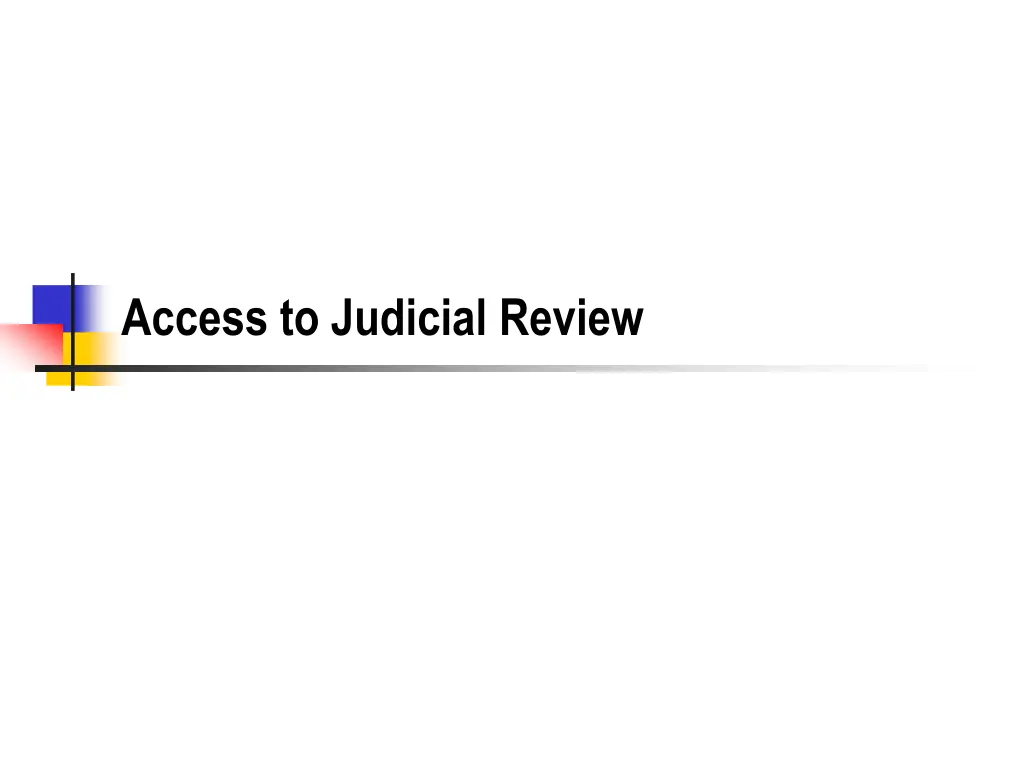 access to judicial review n.w