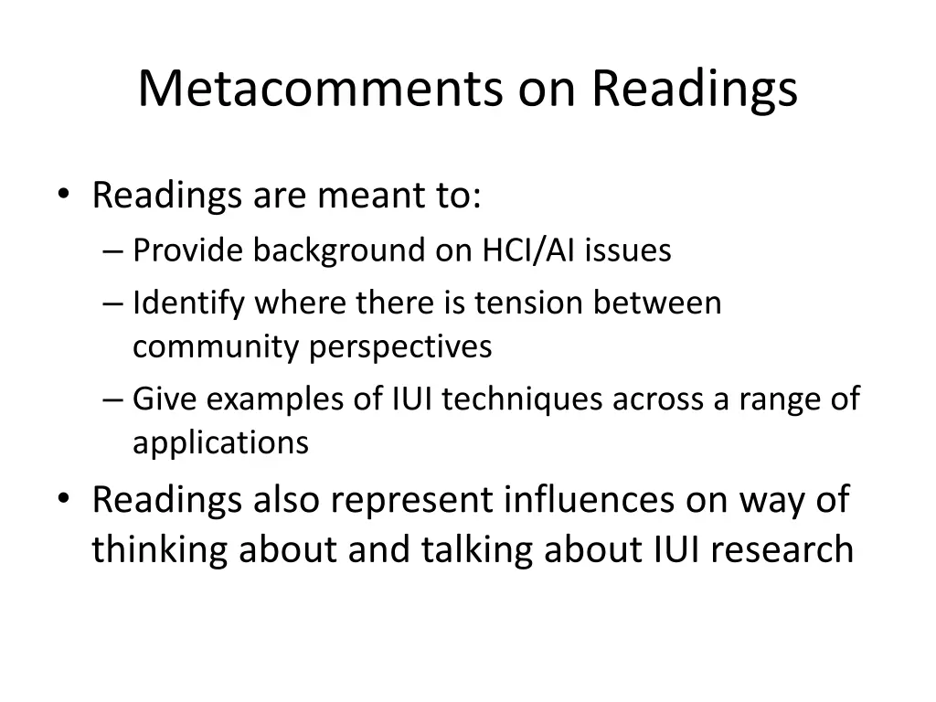 metacomments on readings n.w