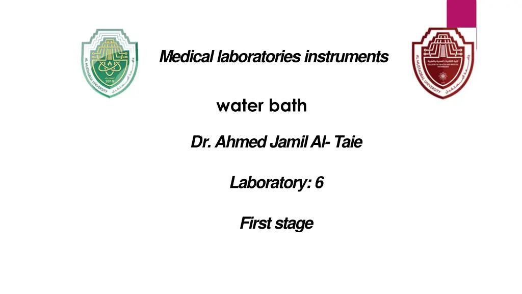 medical laboratories instruments n.w