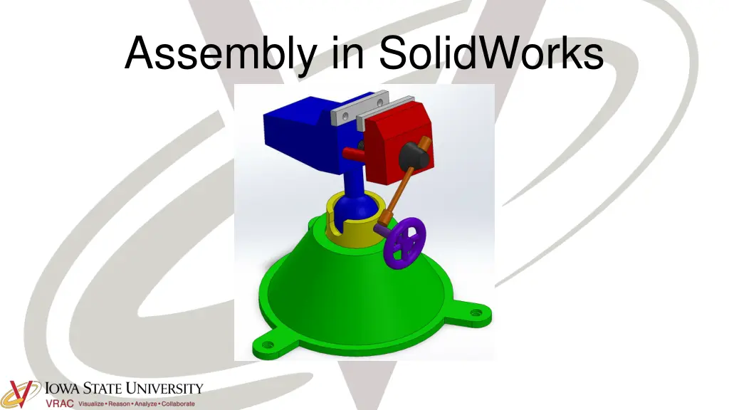 assembly in solidworks n.w