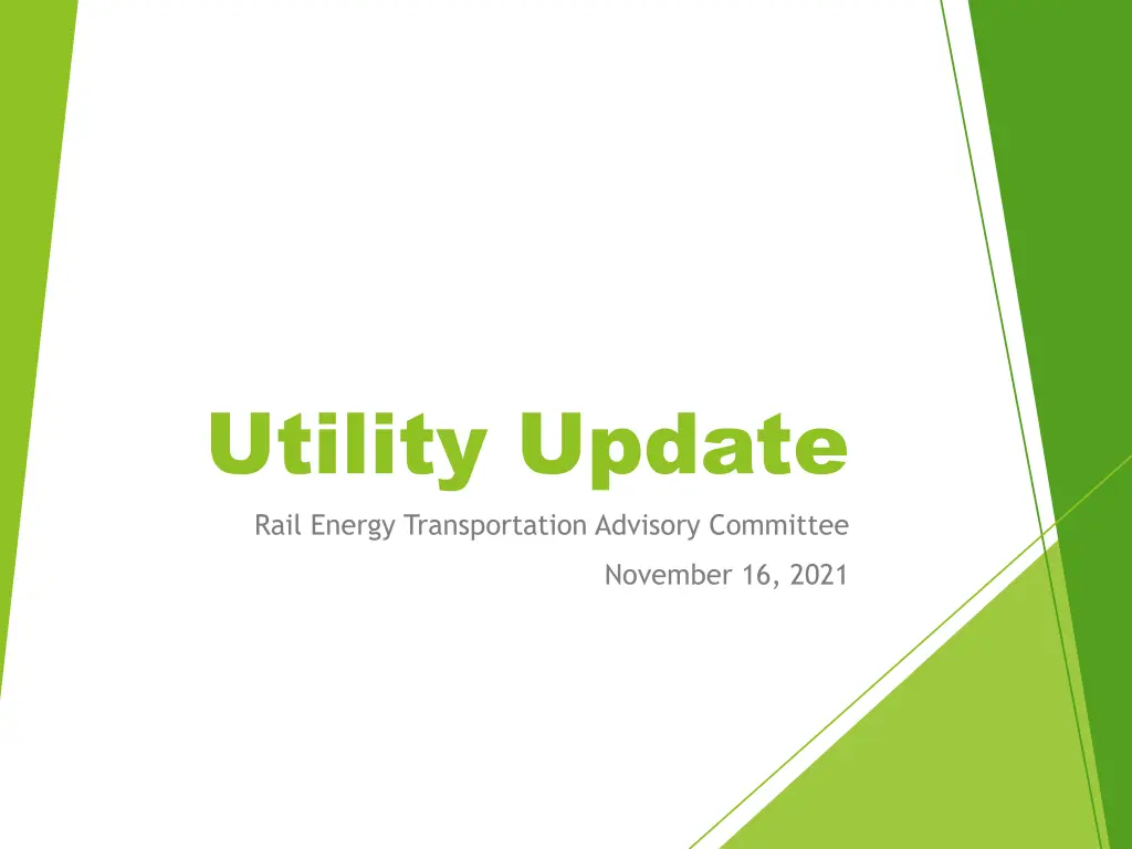 utility update n.w