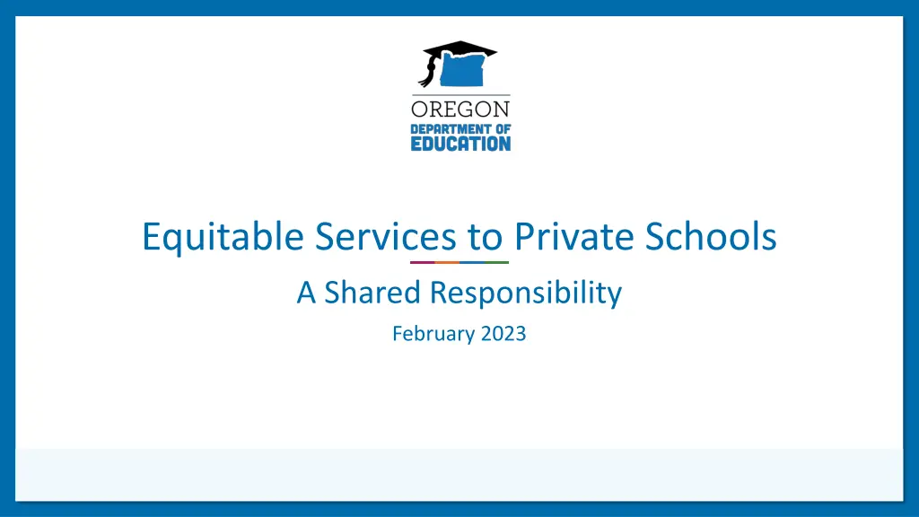 equitable services to private schools n.w