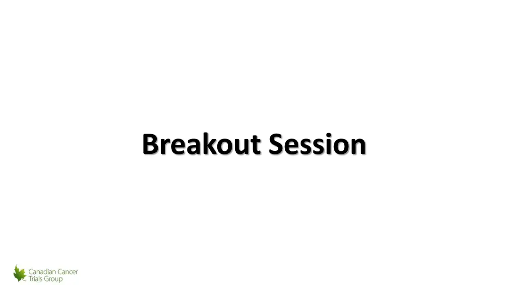 breakout session n.w