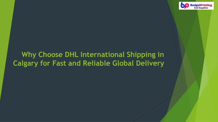 Trusted International Courier Services from Calgary – Fast, Secure & Global