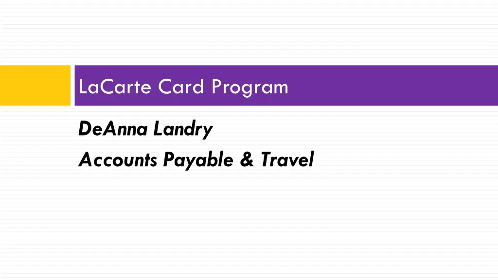 lacarte card program n.w