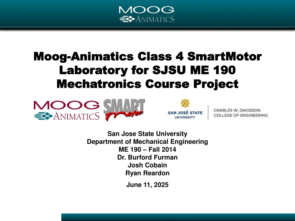 moog moog animatics class 4 smartmotor animatics n.w